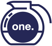 one coffee logo