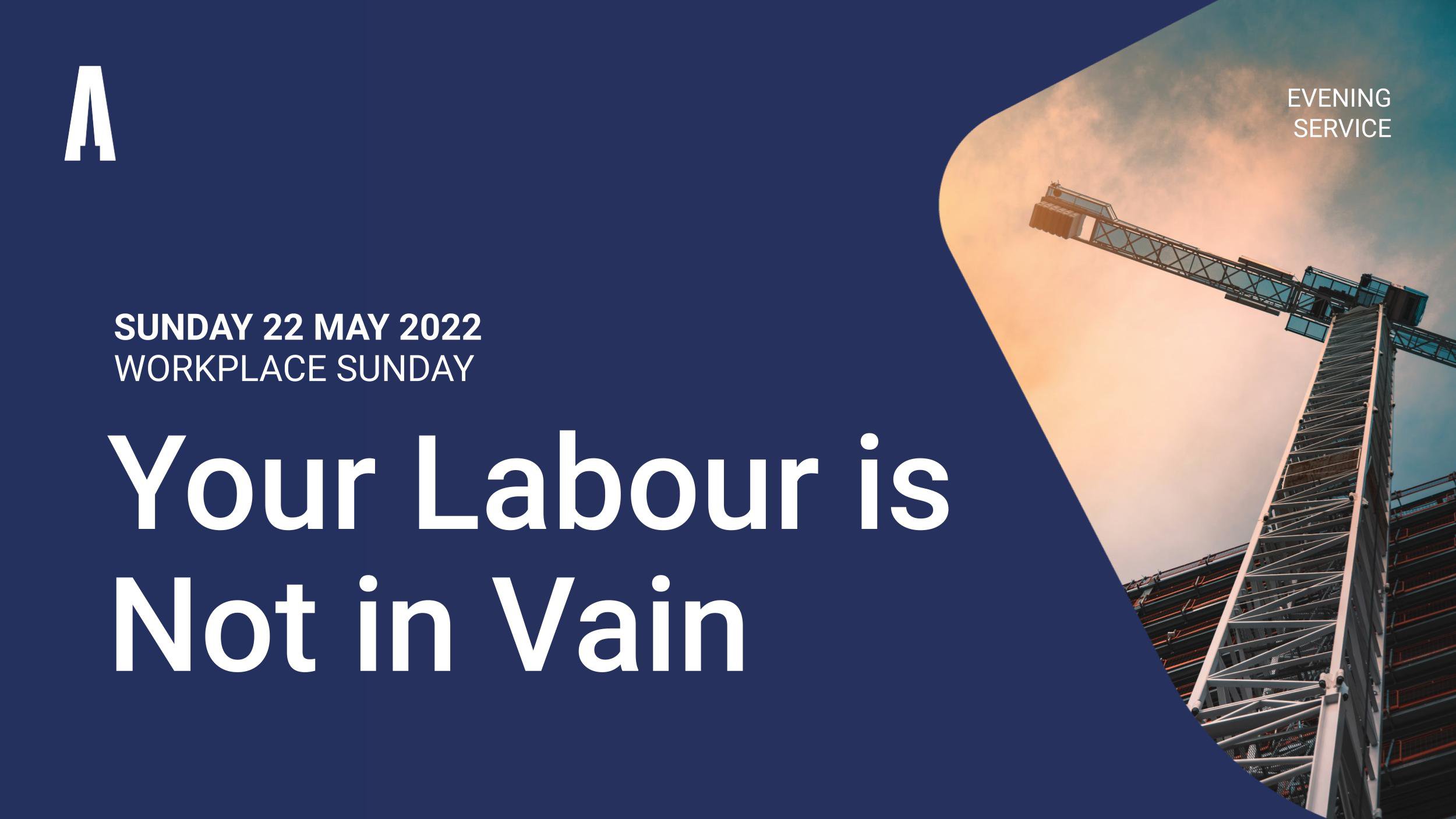 Your Labour is Not in Vain