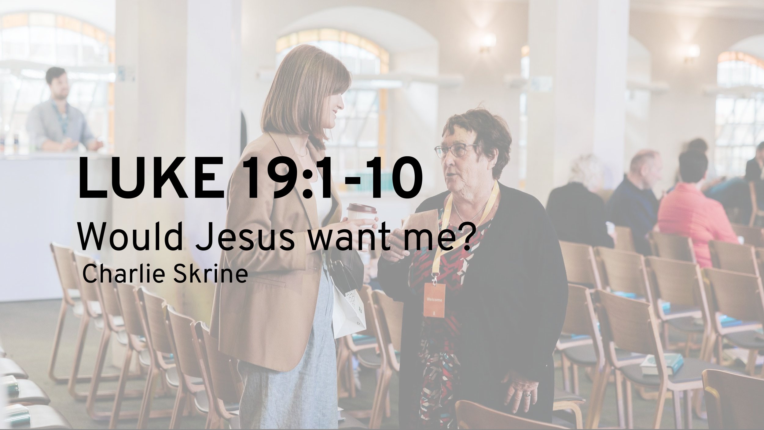 Would Jesus want me?