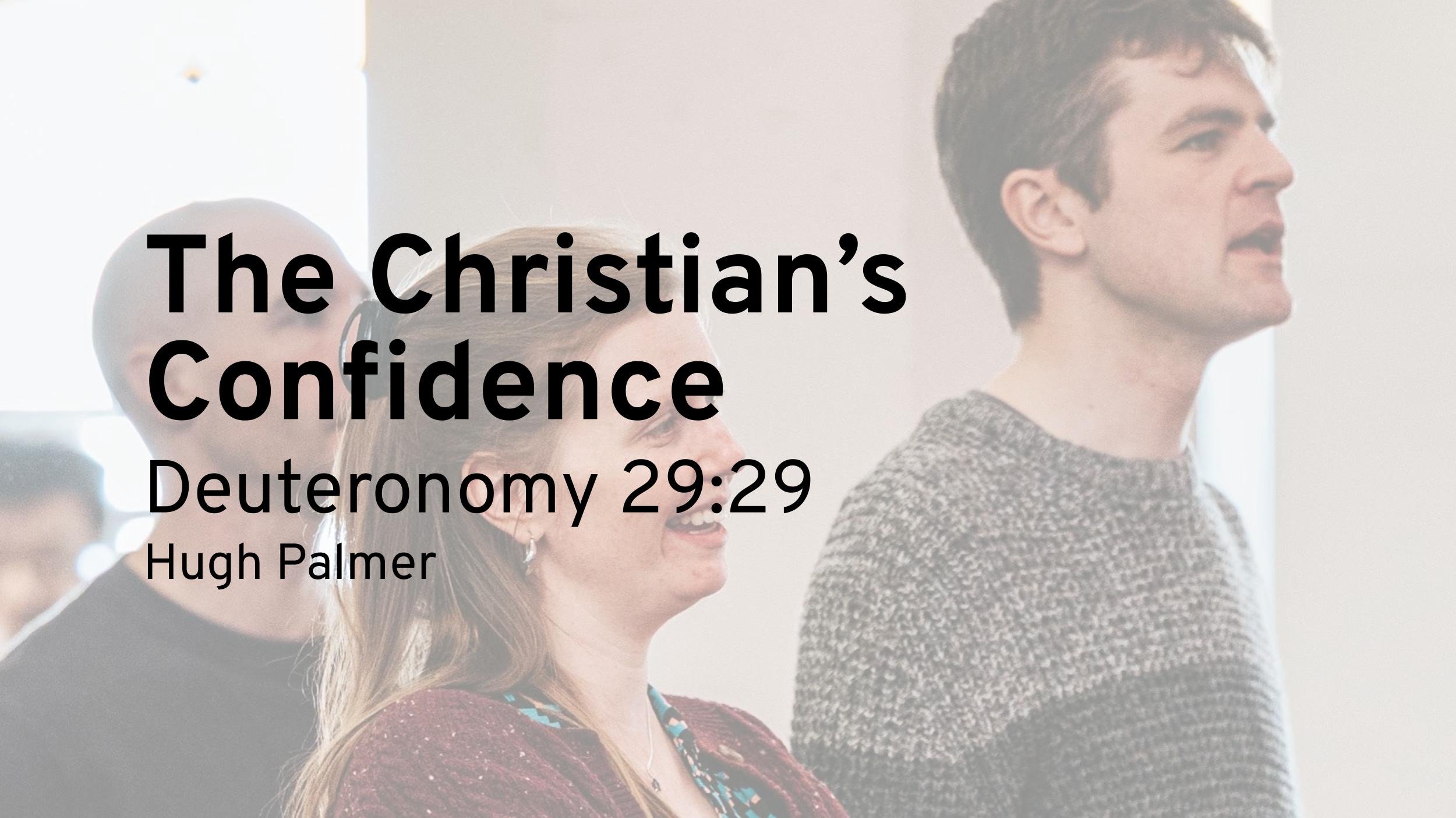 The Christian’s Confidence