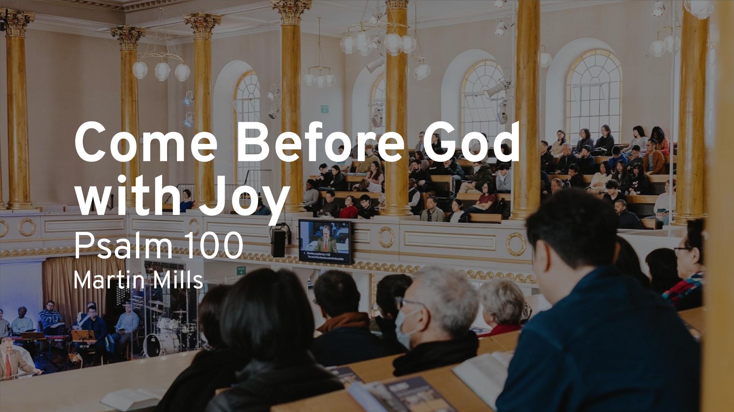 Come Before God with Joy