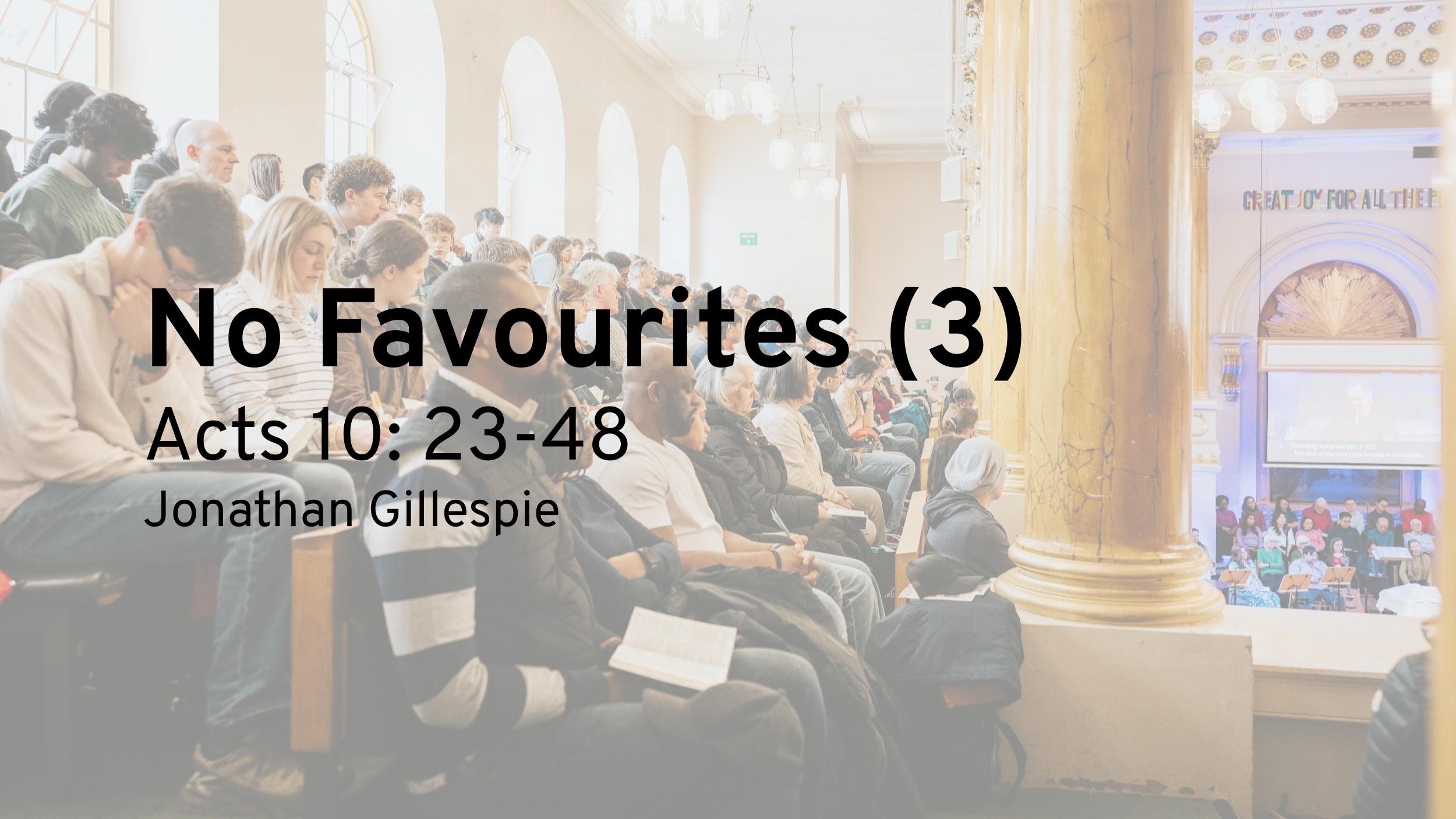 No Favourites (3)